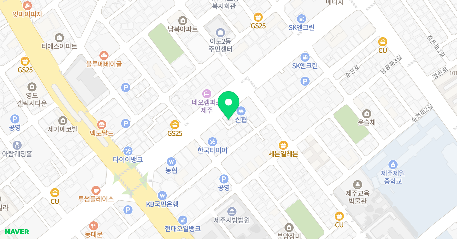 과학의힘 학원 위치