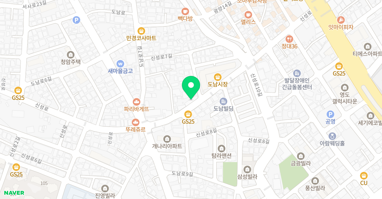 이현아카데미 학원 위치