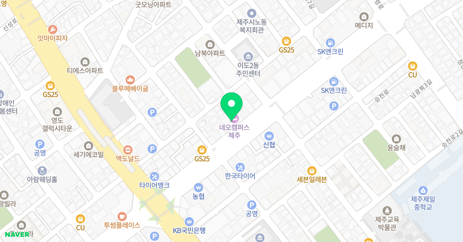 사이먼 영어교습소 위치