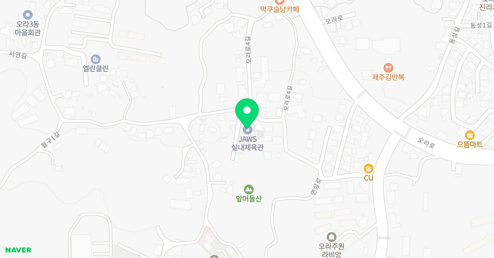 우스포츠컴퍼니 위치