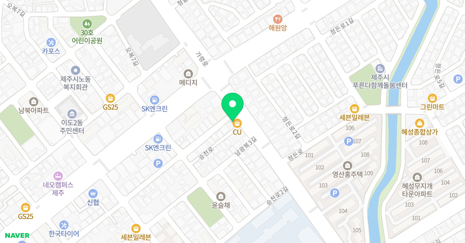 4퍼센트 보습학원 위치