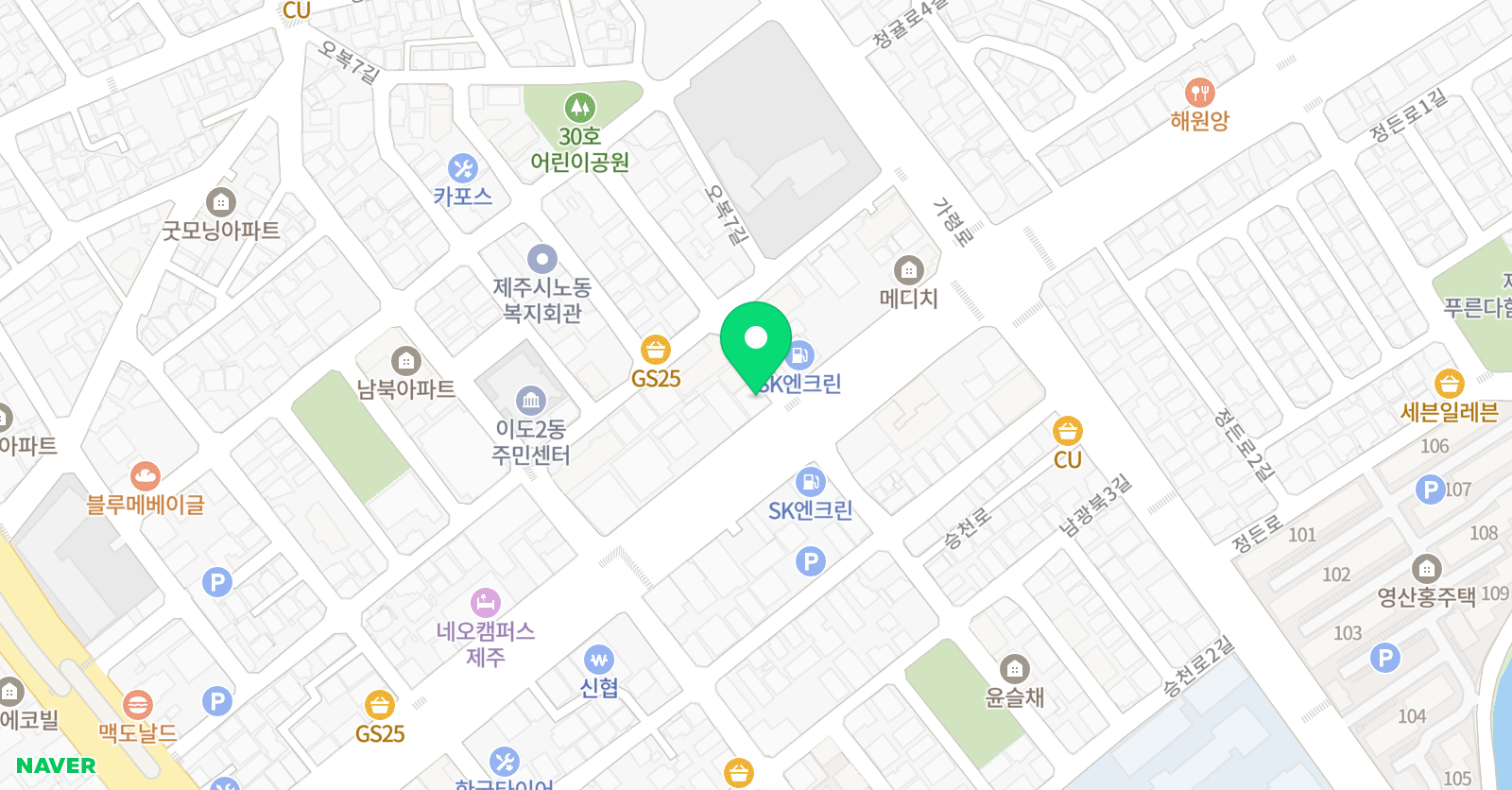 CS아카데미 학원 위치