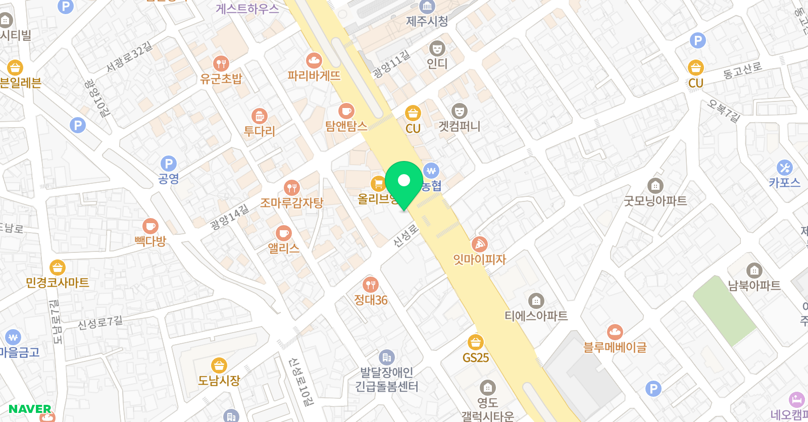 소리샾 종합뮤직아카데미 위치