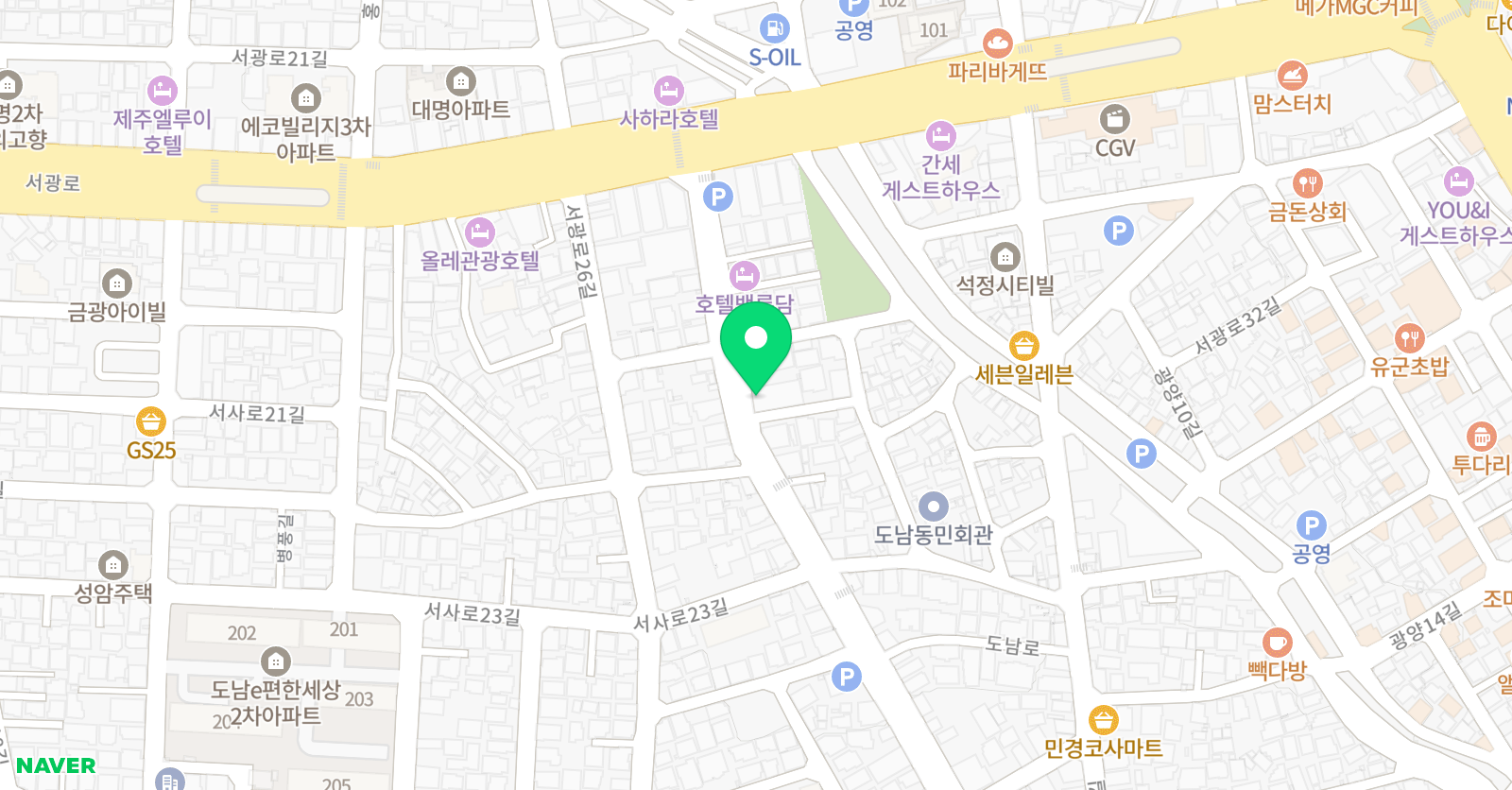 파이널 태권도 멀티짐 위치