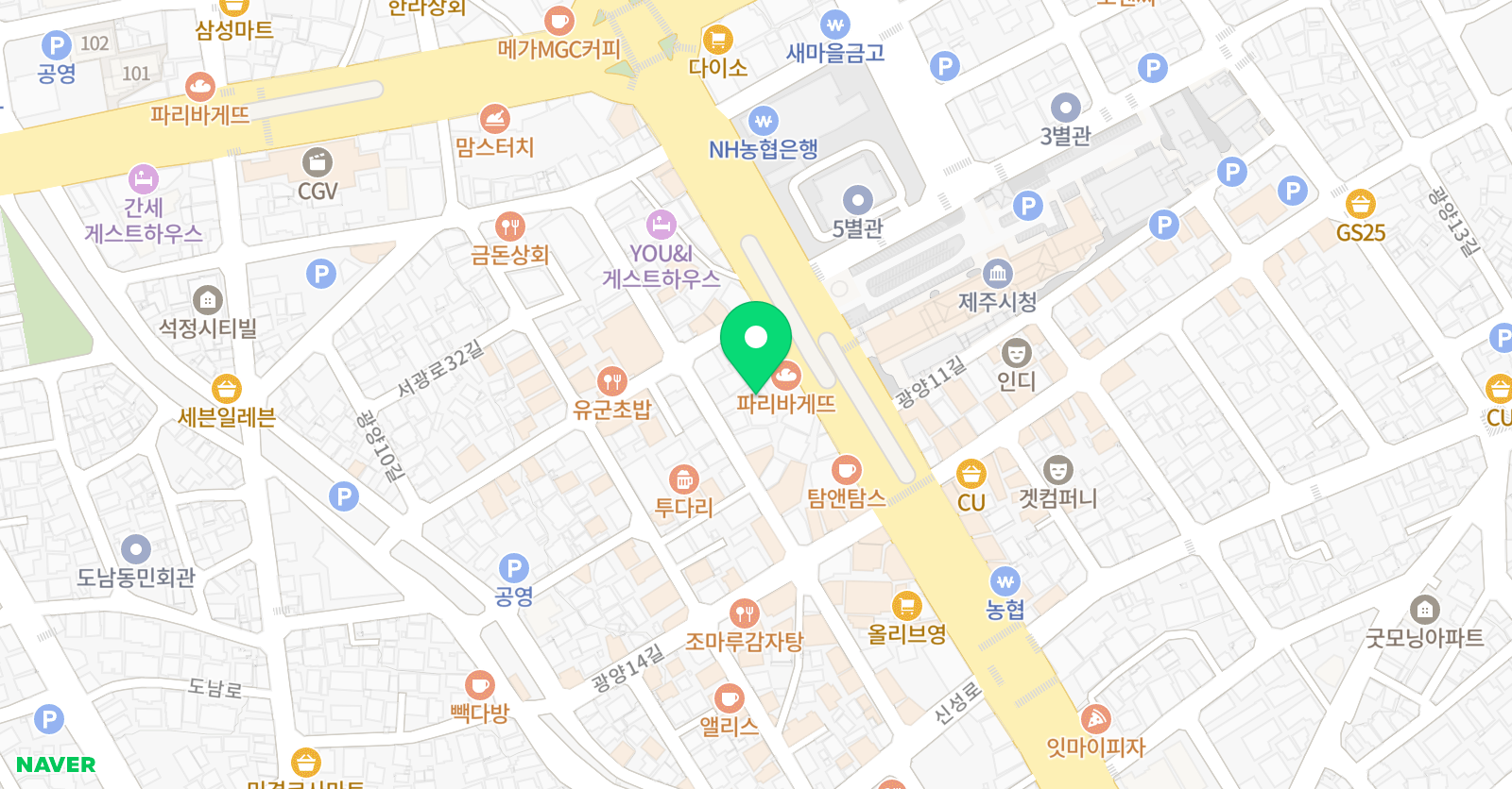 창조의아침 제주캠퍼스 위치