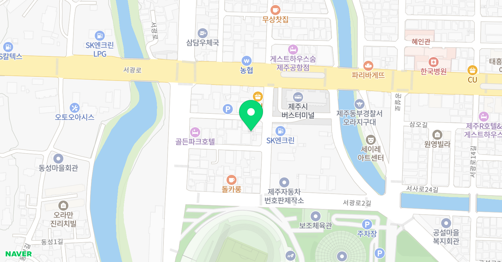 제주콤아트 미술원 위치