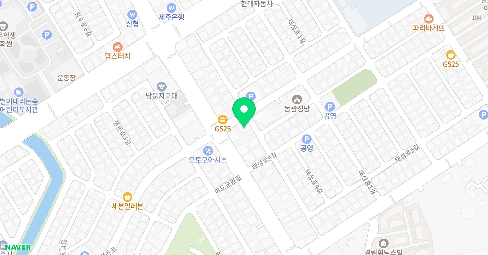 글맥 학원 위치