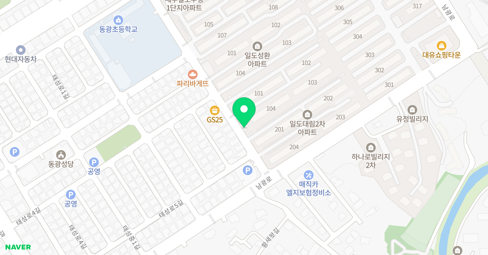 백영미 음악학원 위치