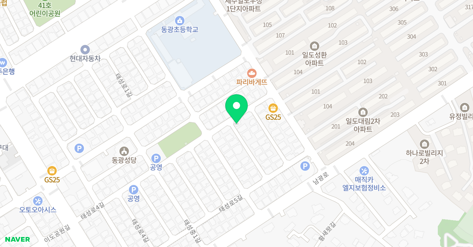 부쌤 수학나라 위치