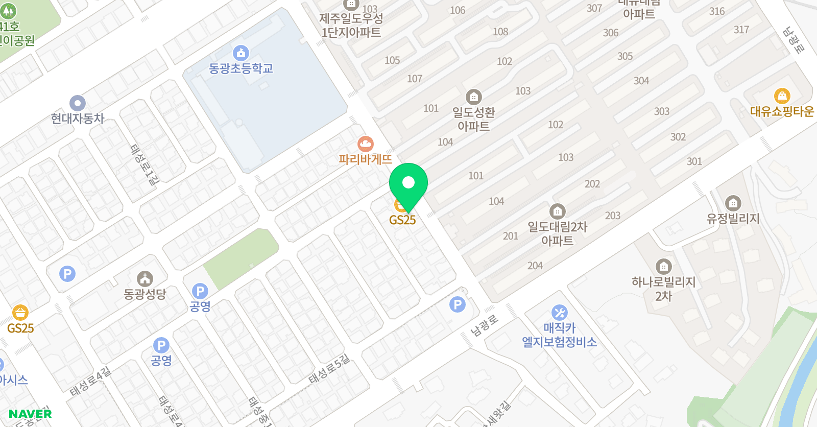 김숙현에듀 학원 위치
