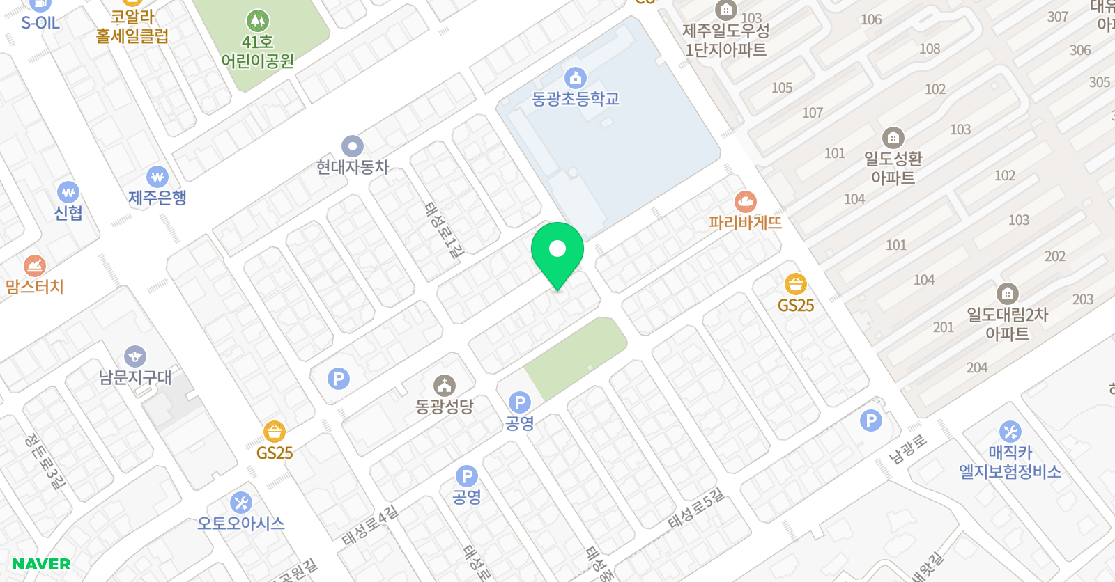 효자 수학국어학원 위치