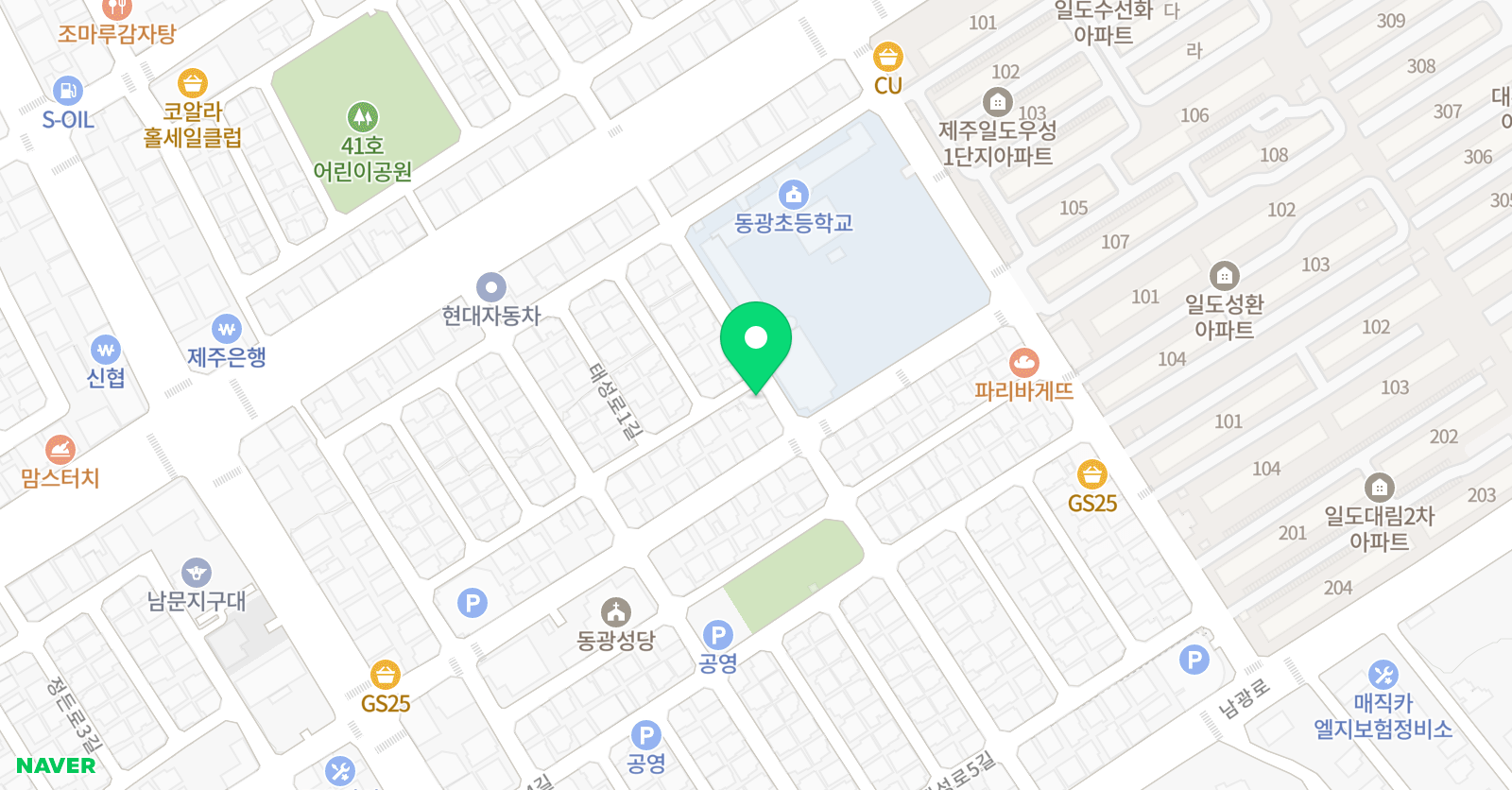 메리엘뮤직 하우스 음악교습소 위치