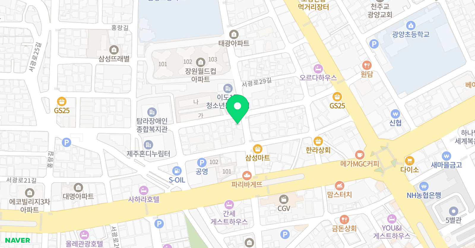 한소리 음악학원 위치