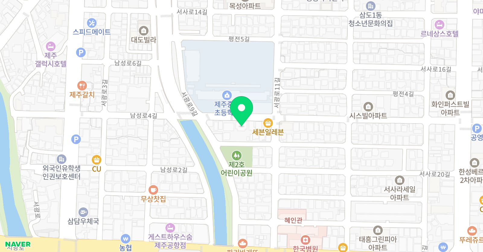 다오라 학원 위치