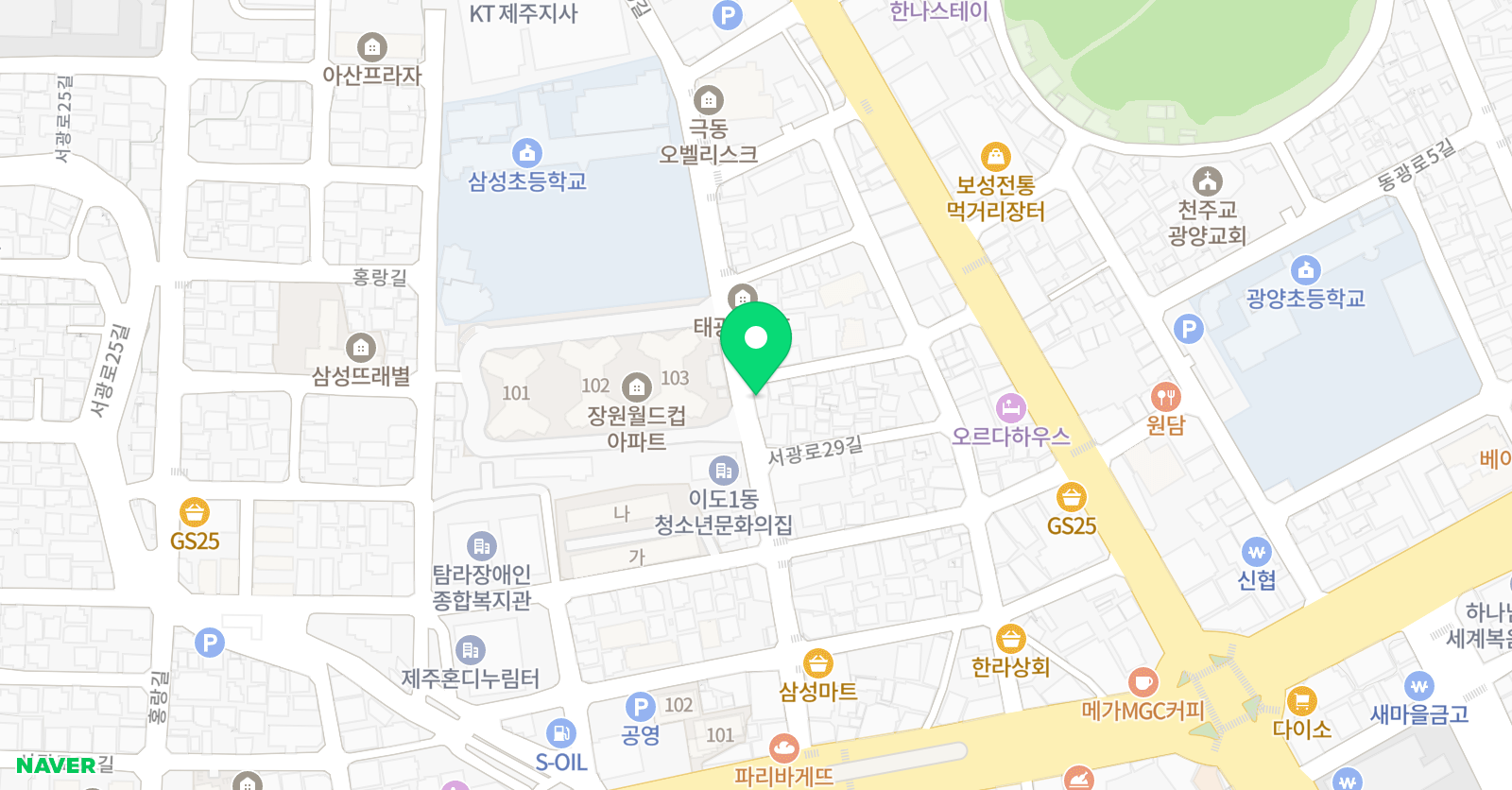 우승 보습학원 위치