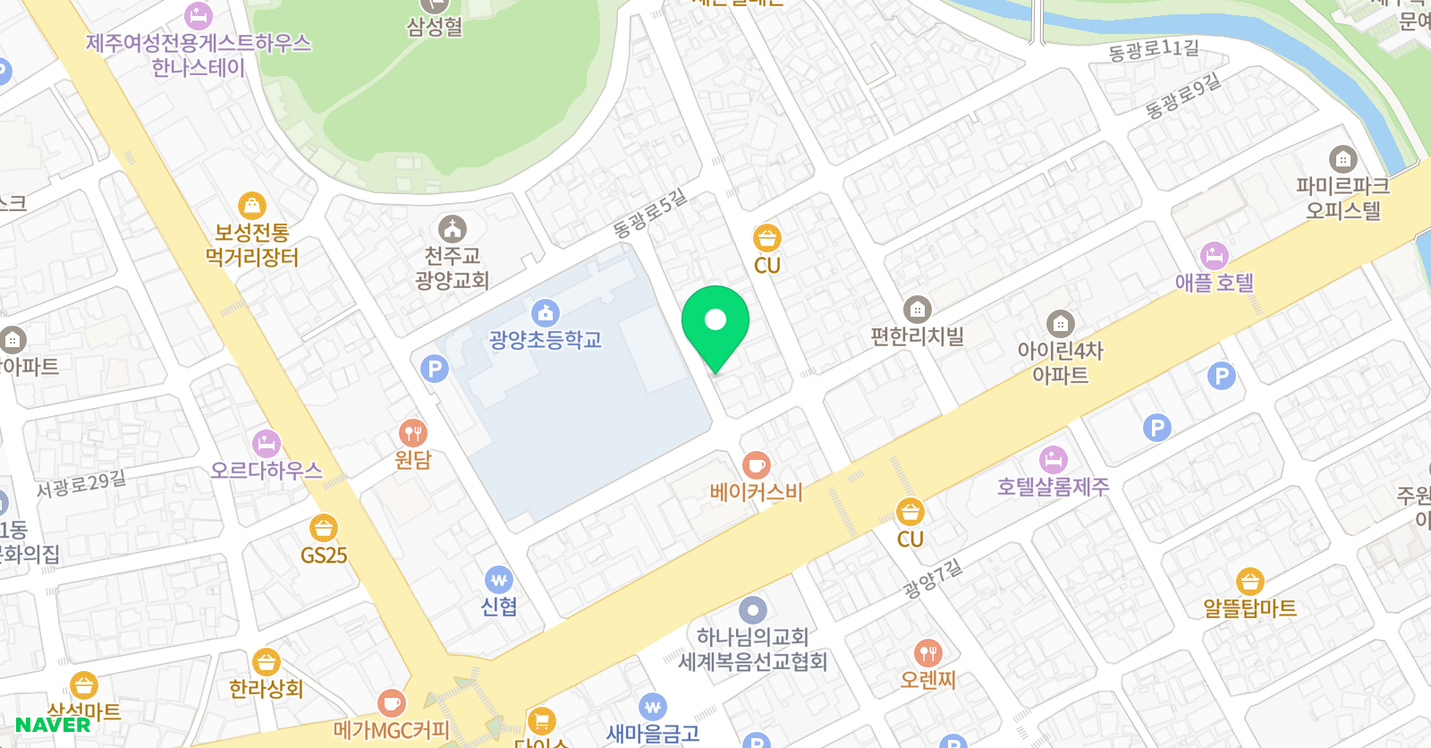 샤론 피아노교습소 위치