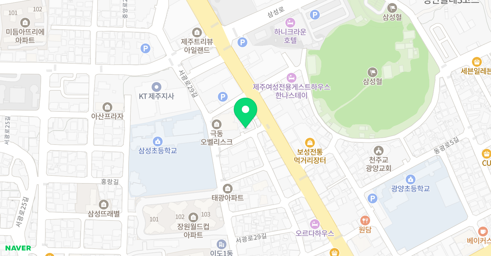 대명 태권도 1관 위치