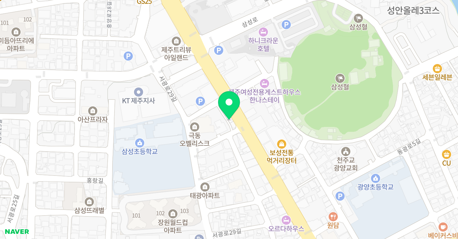케이아카데미 학원 위치