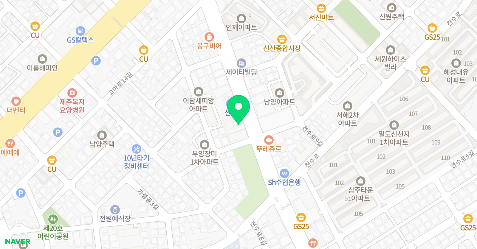 무에타이팀드래곤 학원 위치
