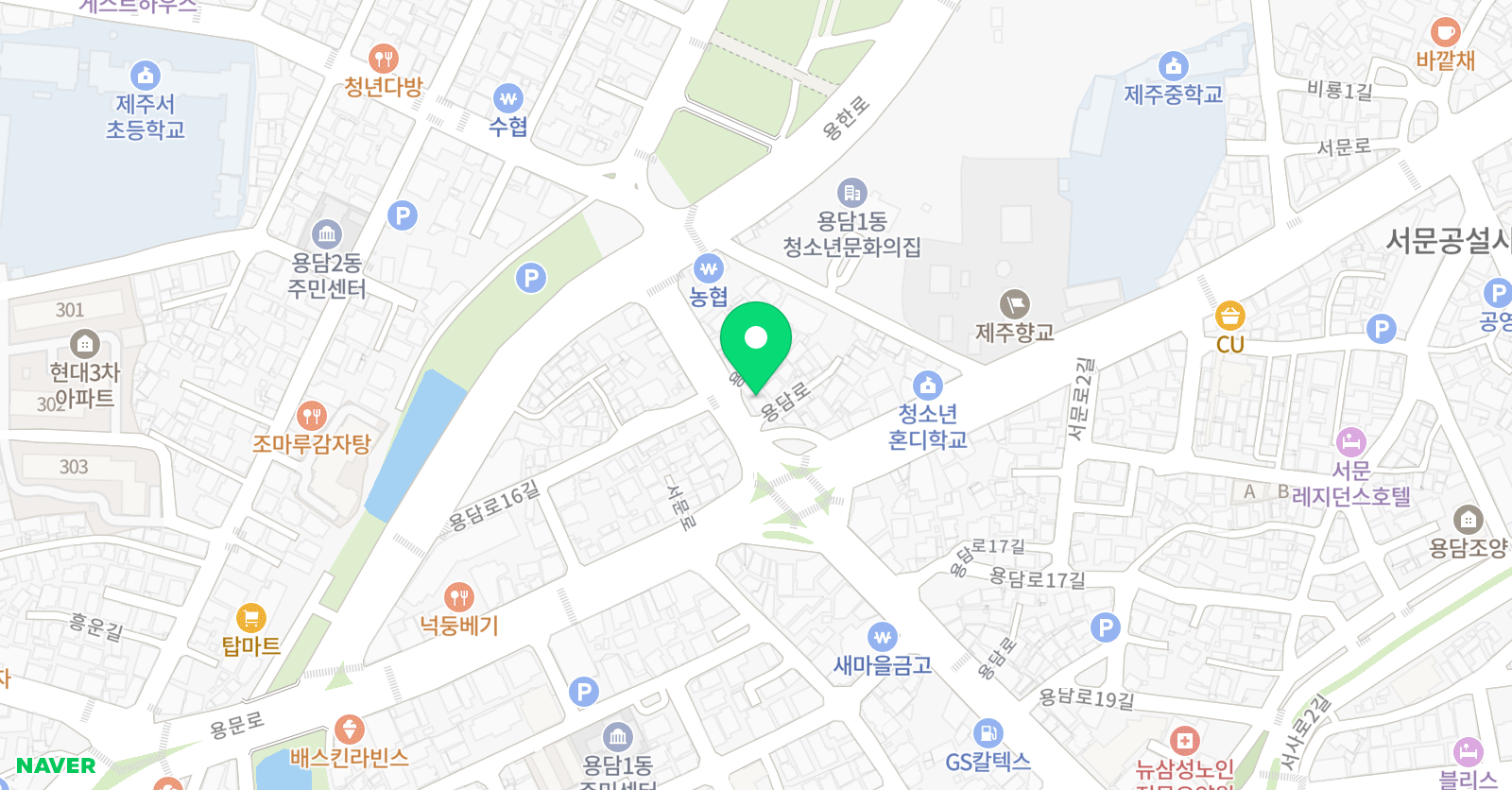 온새미로 수학학원 위치