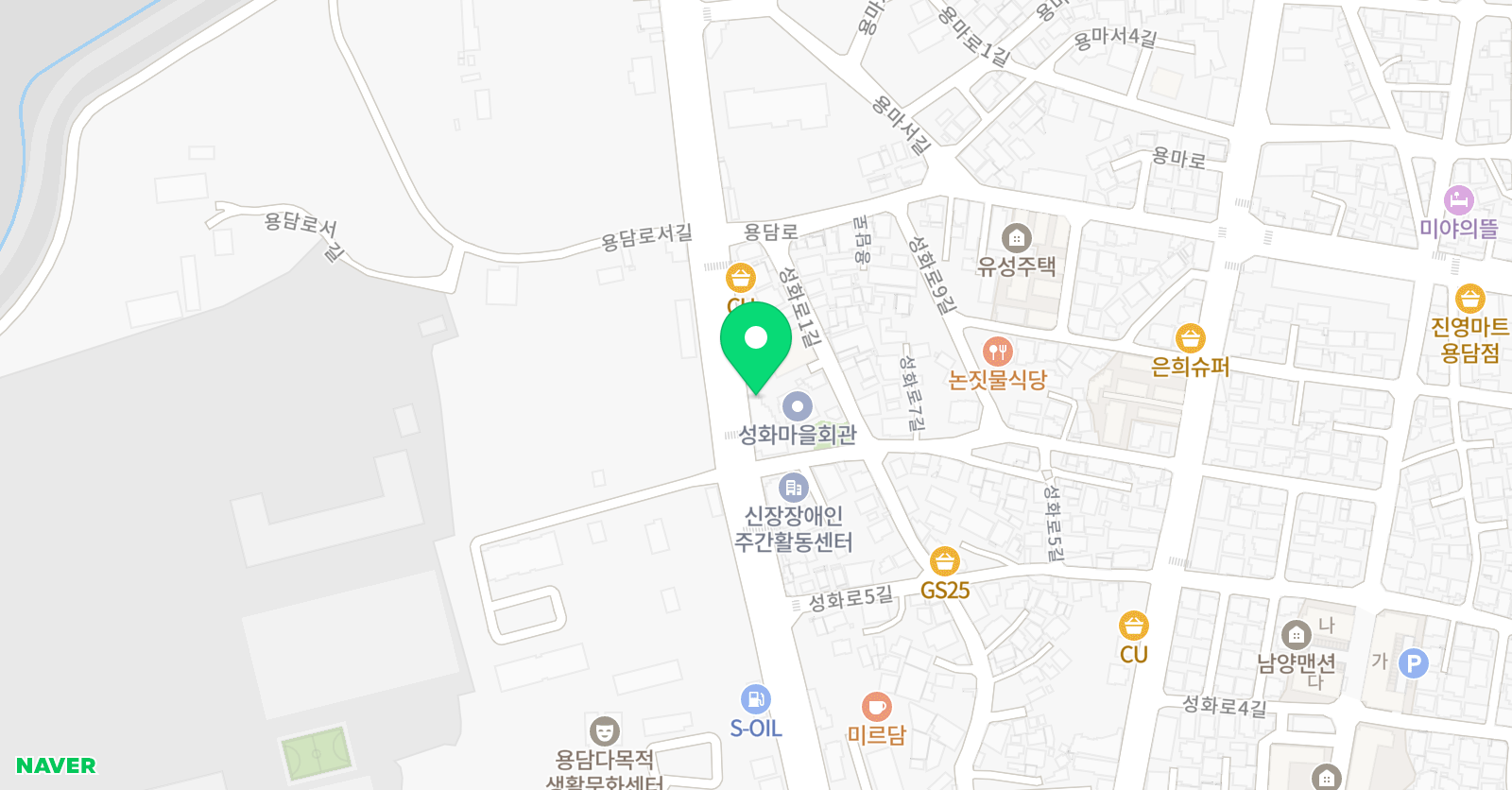 천문아카데미 보습학원 위치
