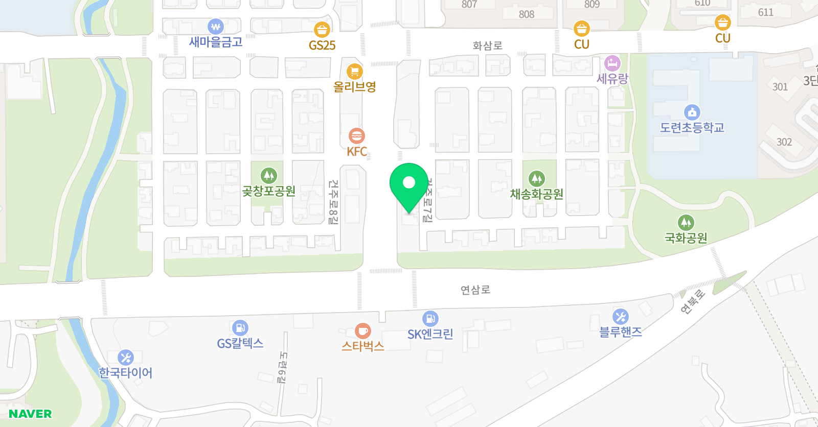 우주 영어학원 위치