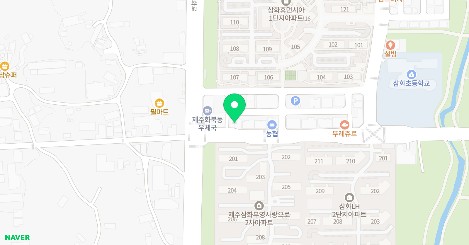 삼화 음악학원 위치