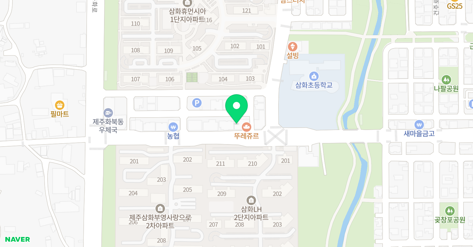 용쌤 학원 위치