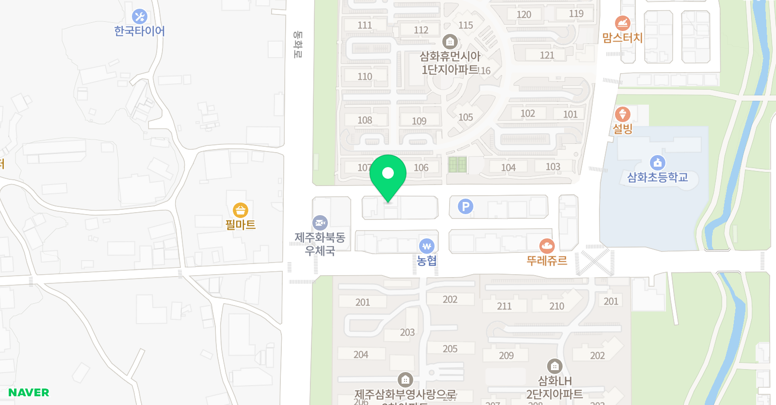 소리풍경 음악학원 위치