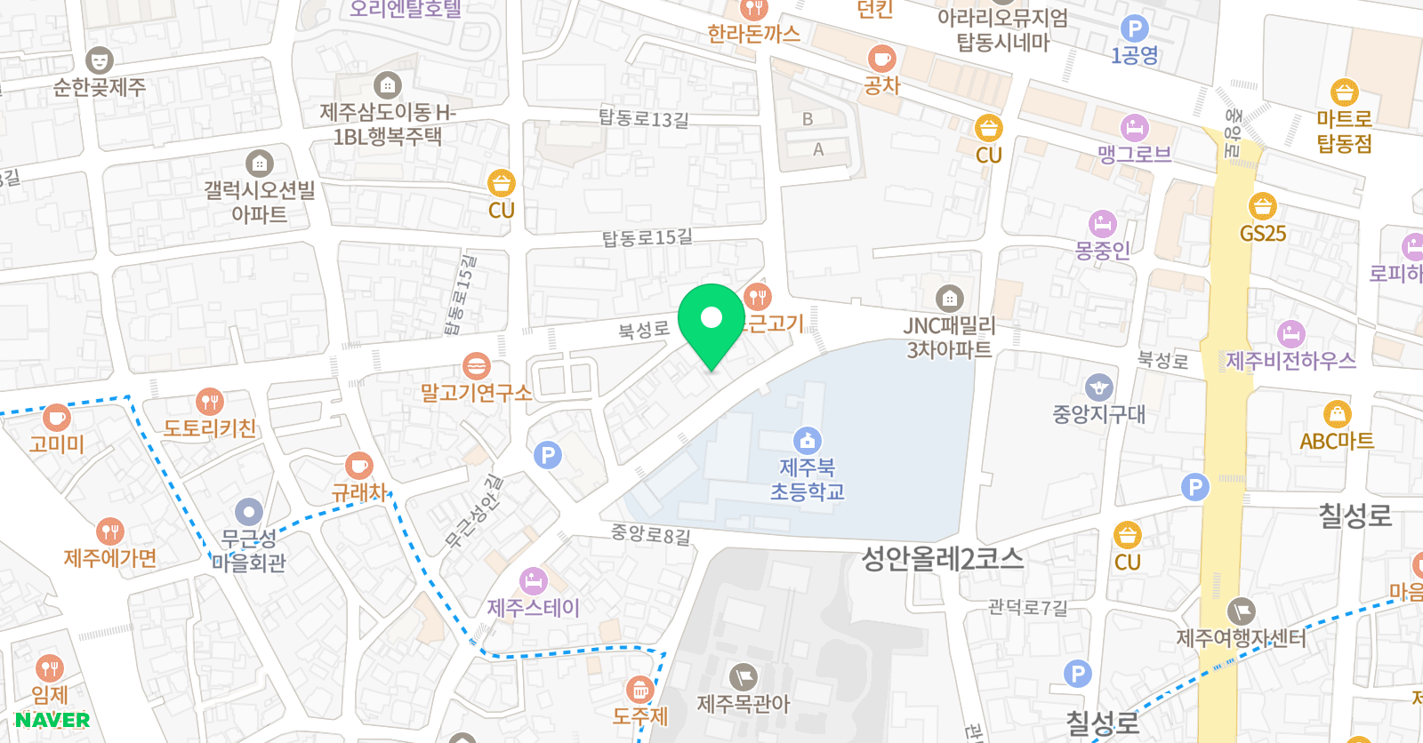 성안속셈 학원 위치