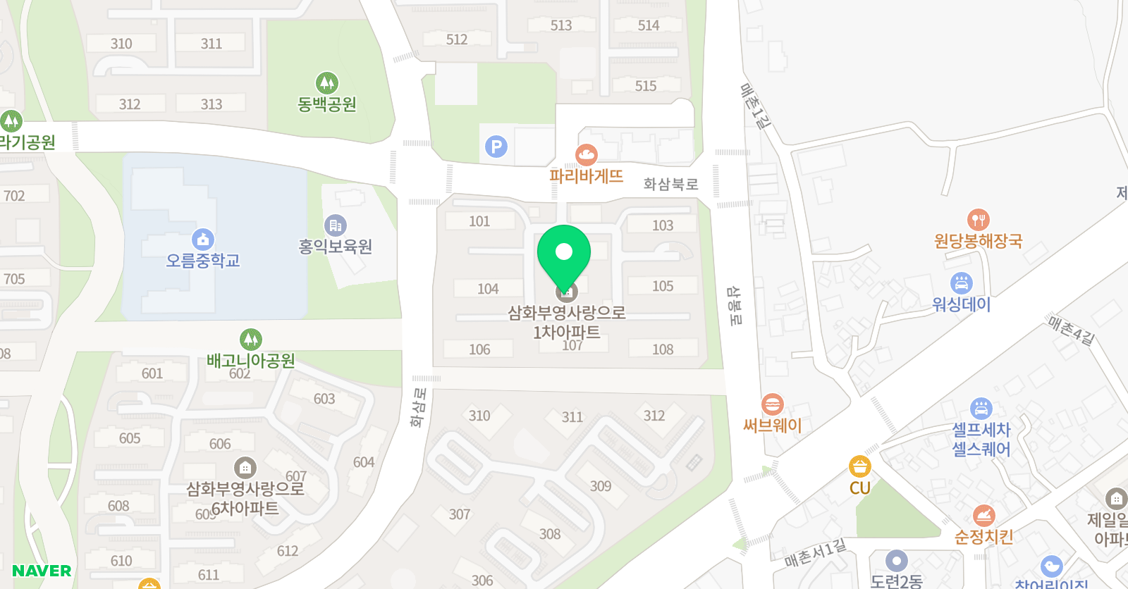 뮤엠 영어 위치