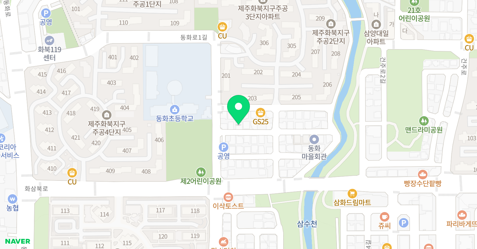 베가스 영어 제주캠퍼스 위치