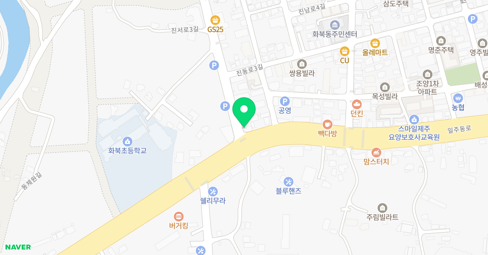 열린웅변학원 위치