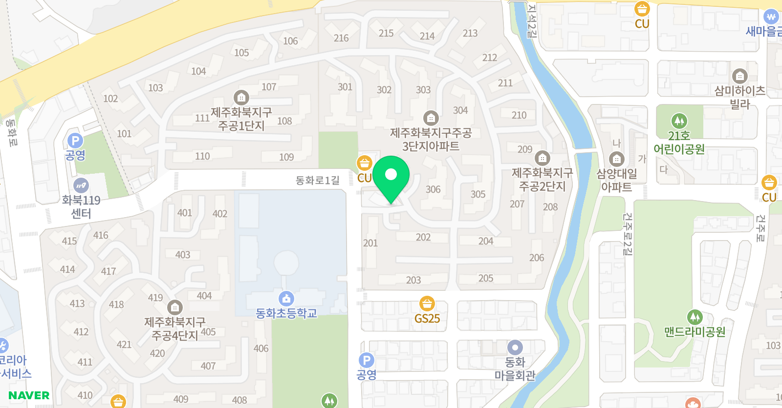 소리상자 음악학원 위치
