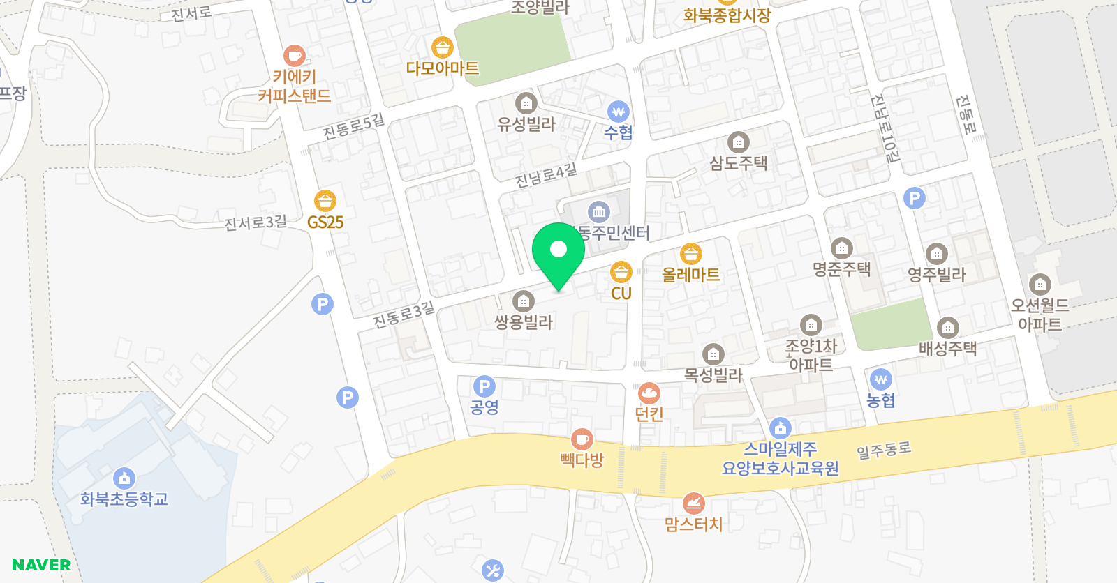 마이티에듀 학원 위치