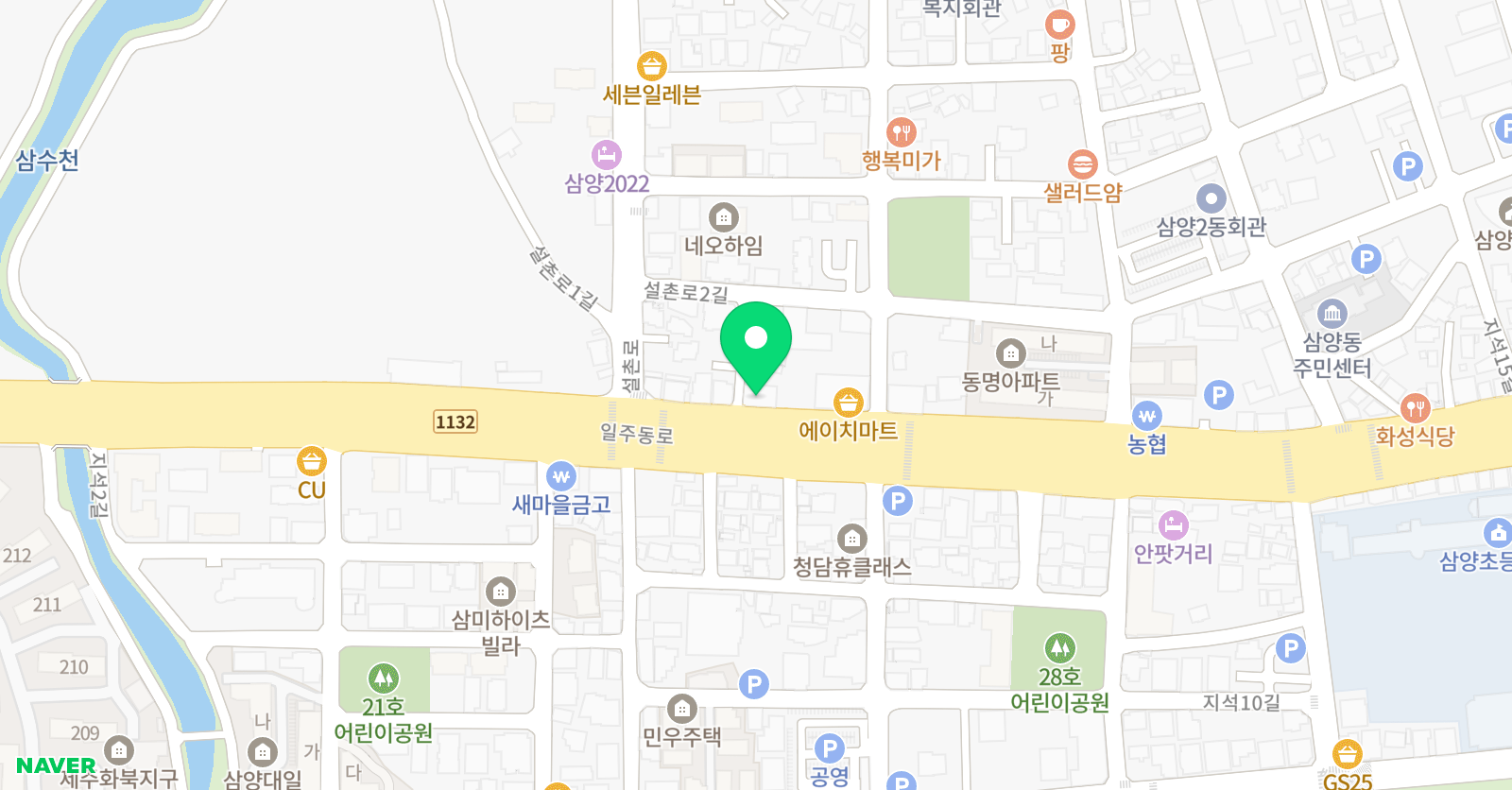 솔찬 태권도 위치