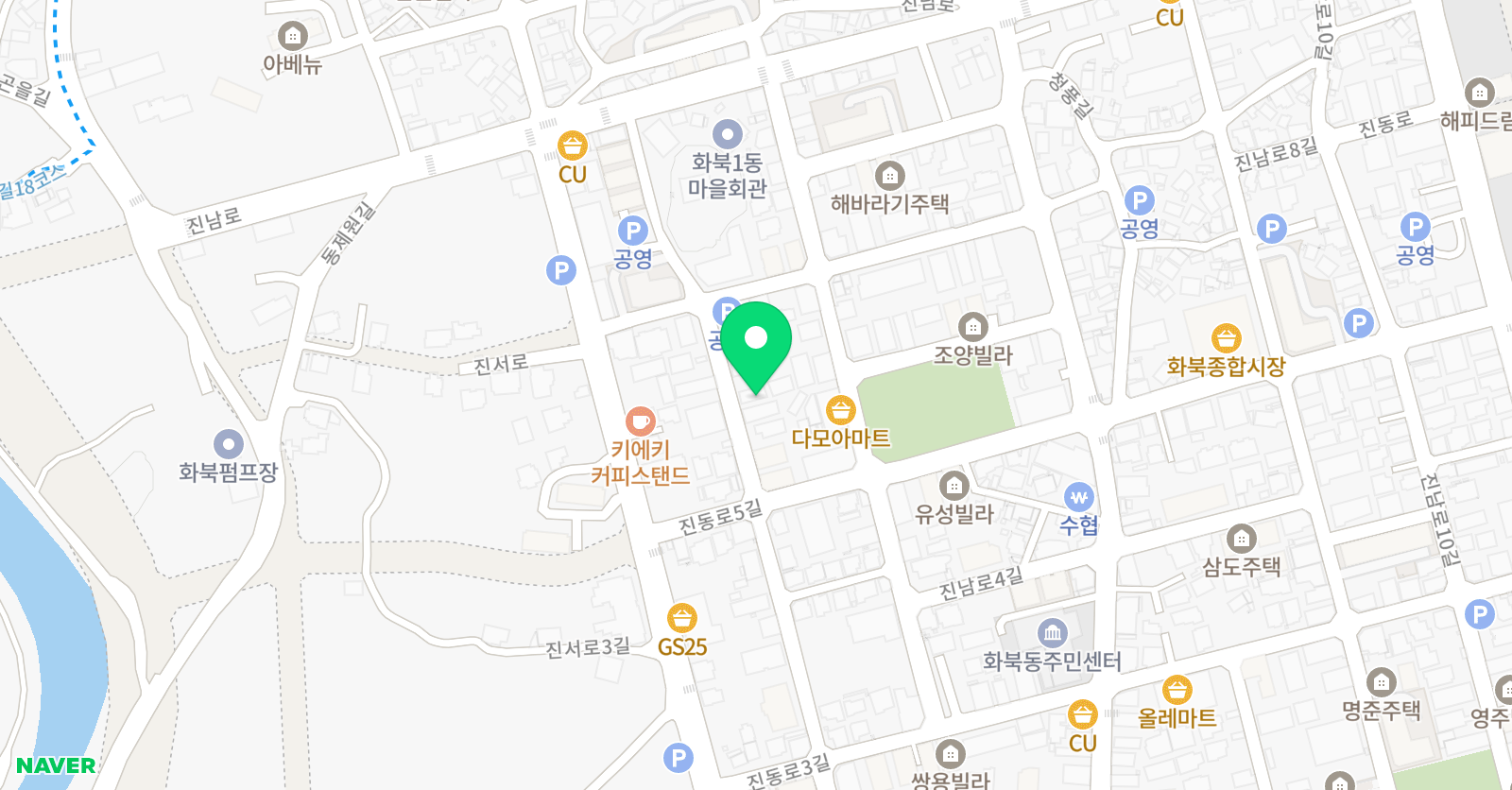 링키영어 화북초점 위치