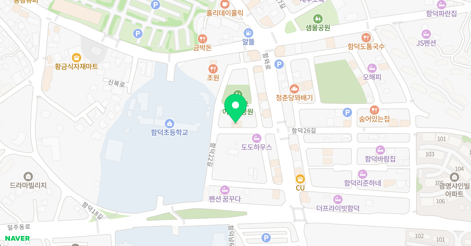윤선생IGSE아카데미 함덕 학원 위치