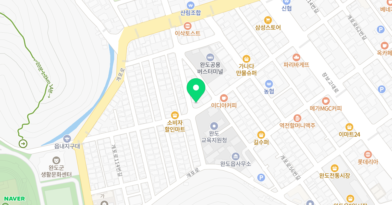 칸타타 음악학원 위치