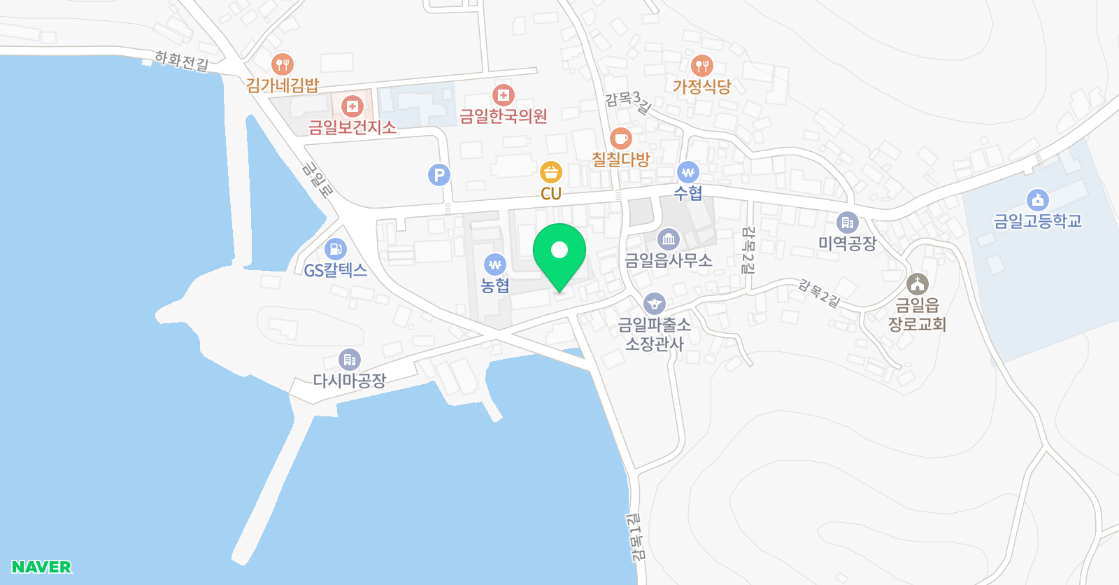 금일 태권도 위치