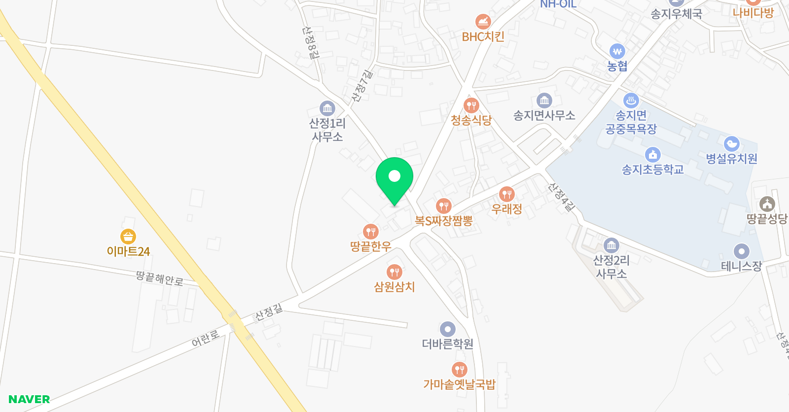스마트해법 수학 전남해남송지점 위치