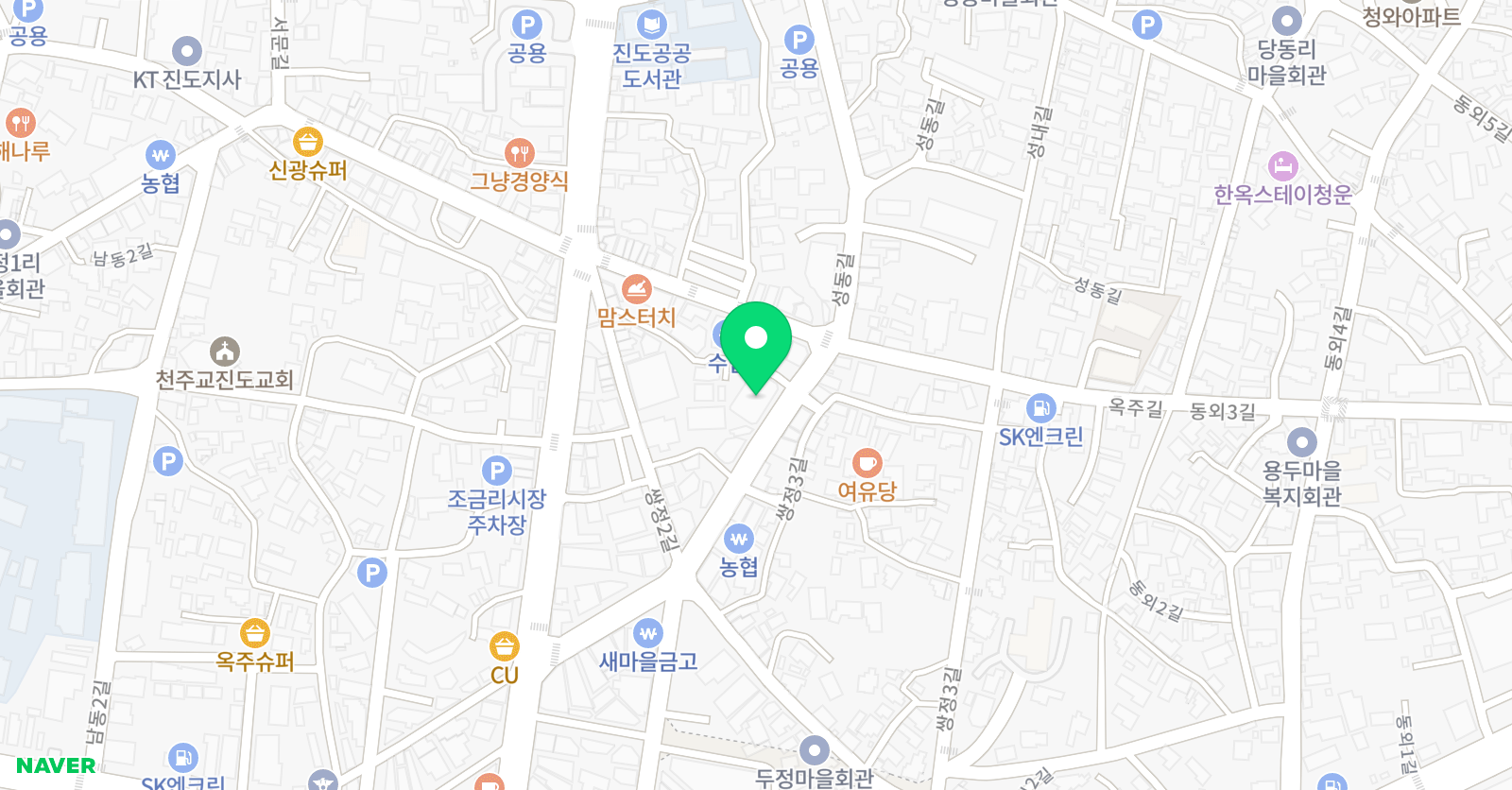 재능스스로 학습센터 진도직영학원 위치