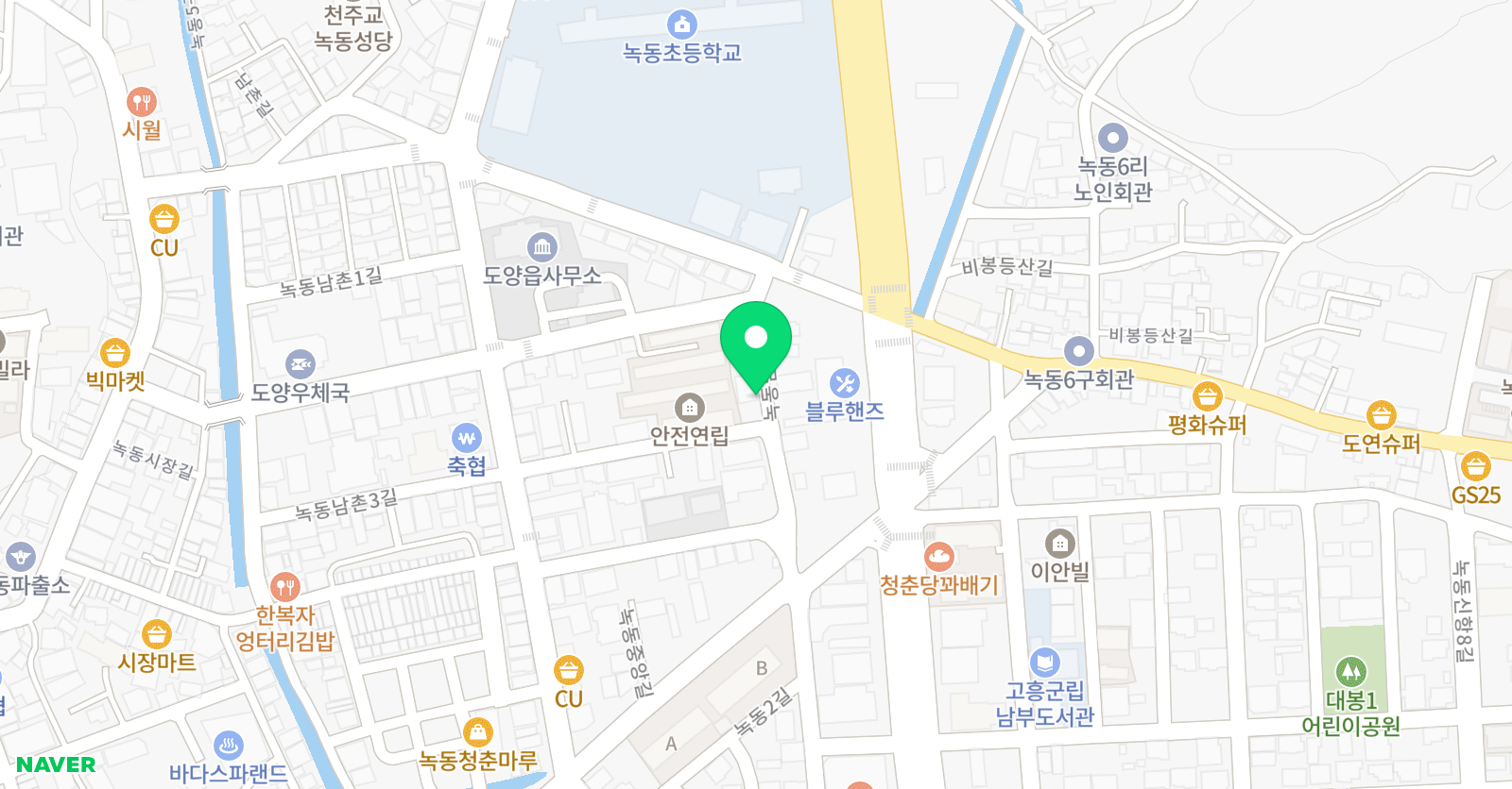 남도 학원 위치
