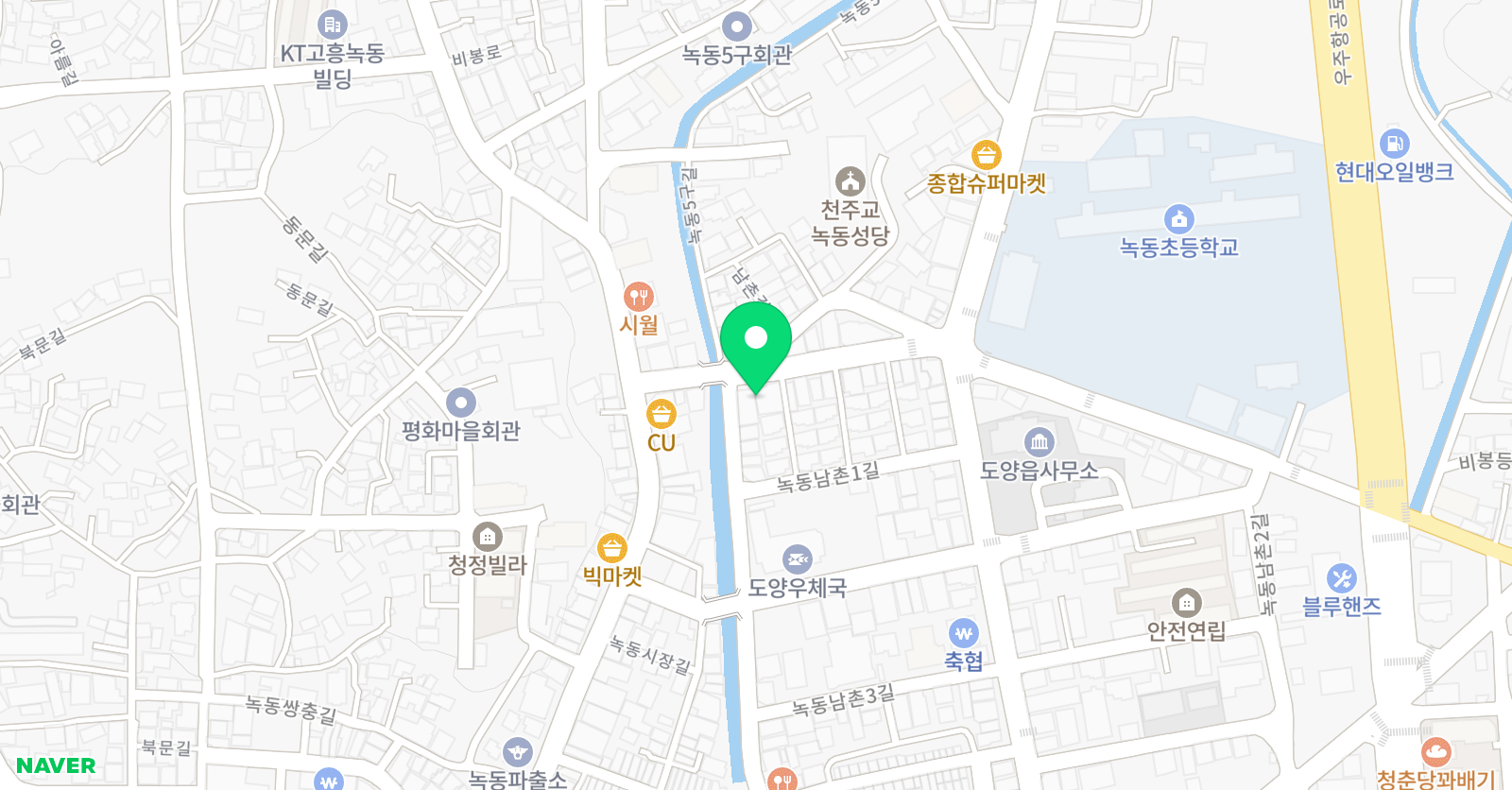 킴스 영어전문학원 위치