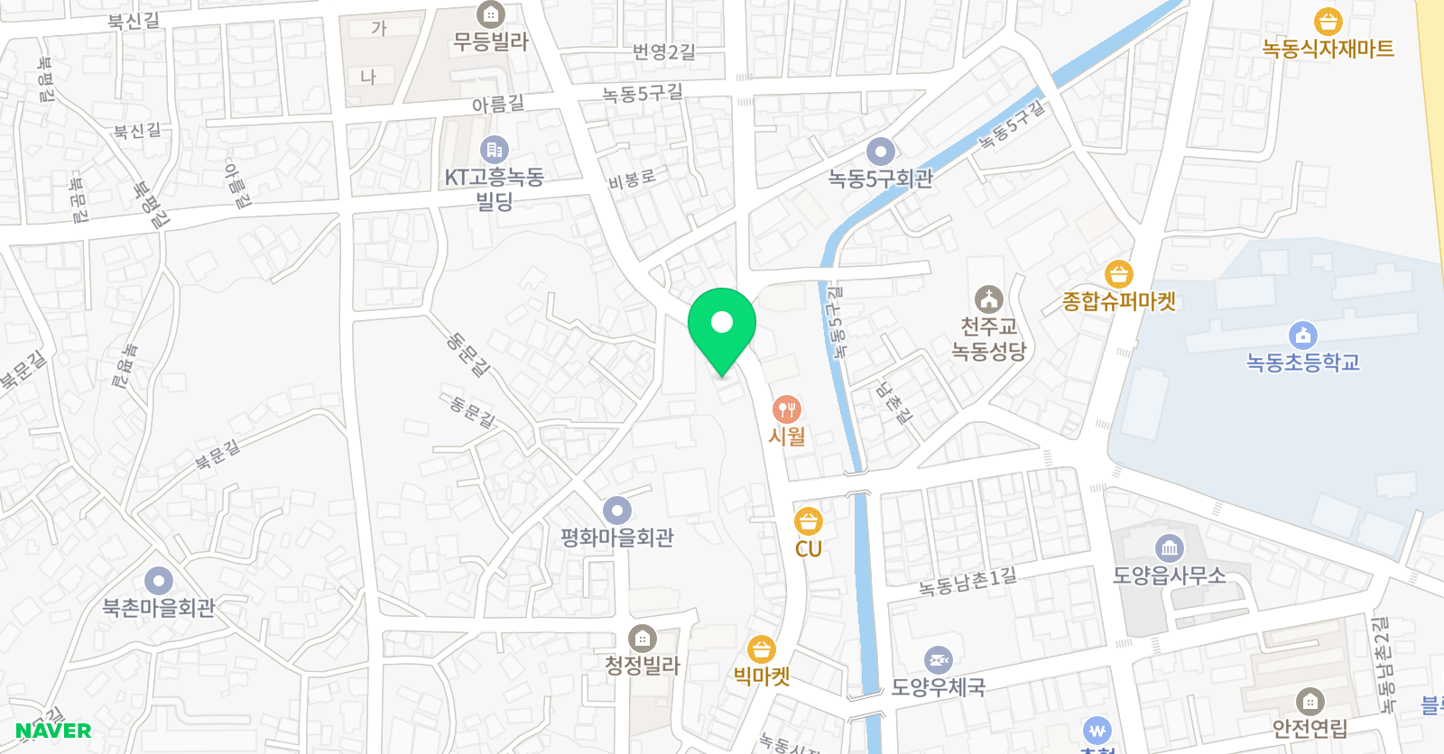 꾸러기 보습학원 위치
