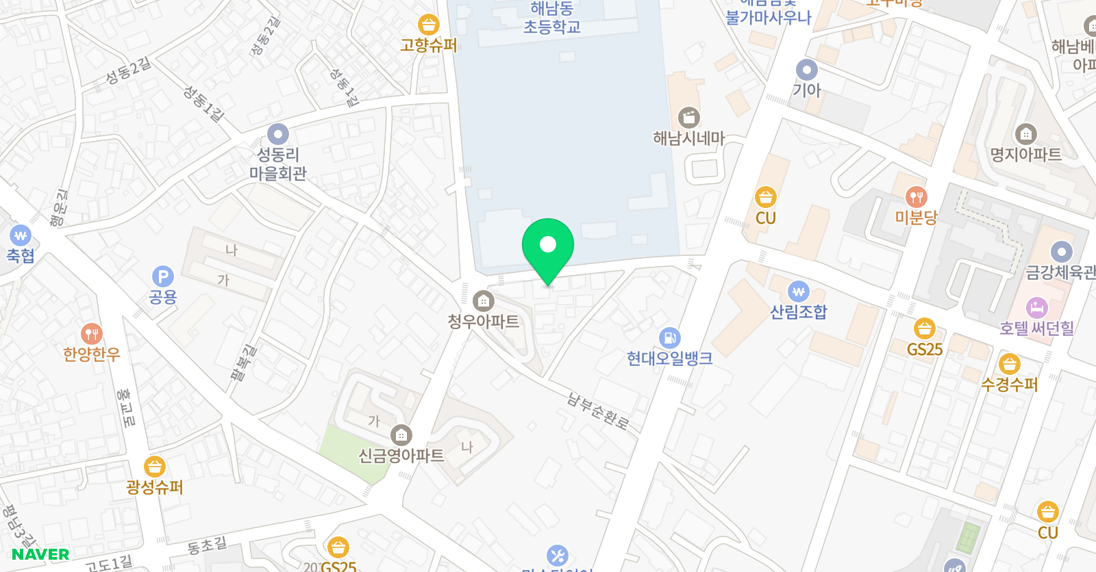 호키 태권도 위치