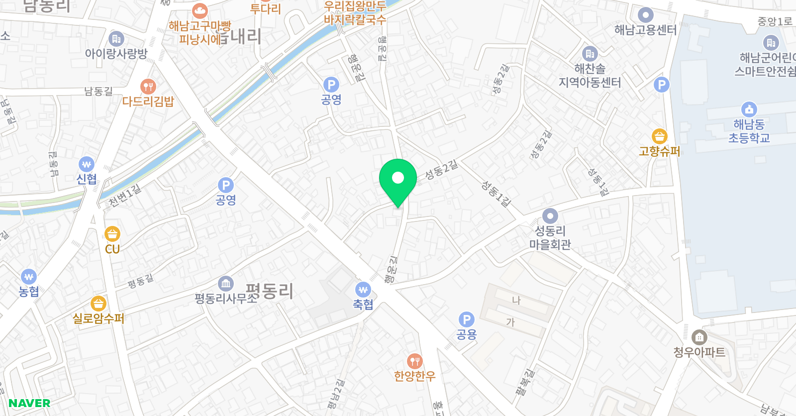 해남 국어논술학원 위치