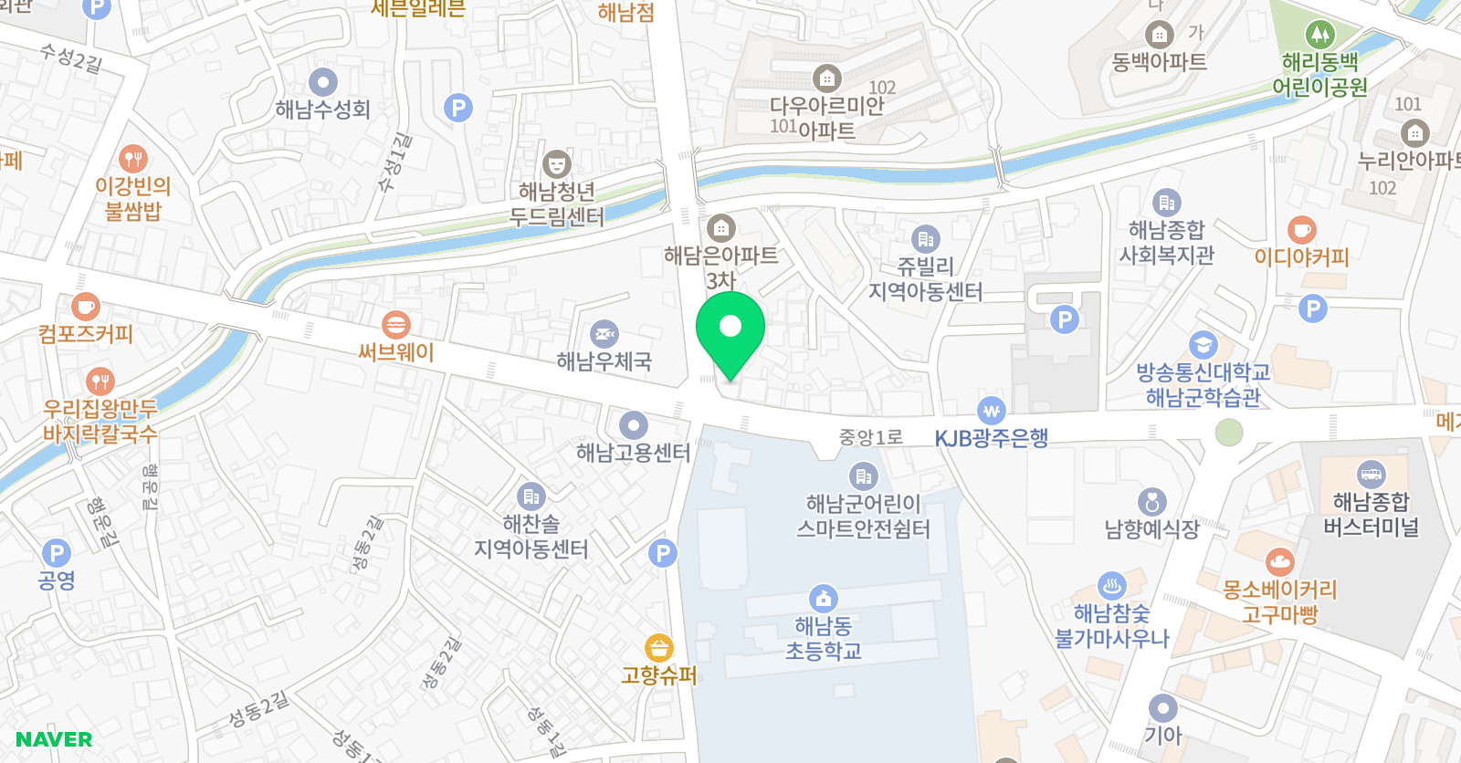 위너스 영어학원 위치