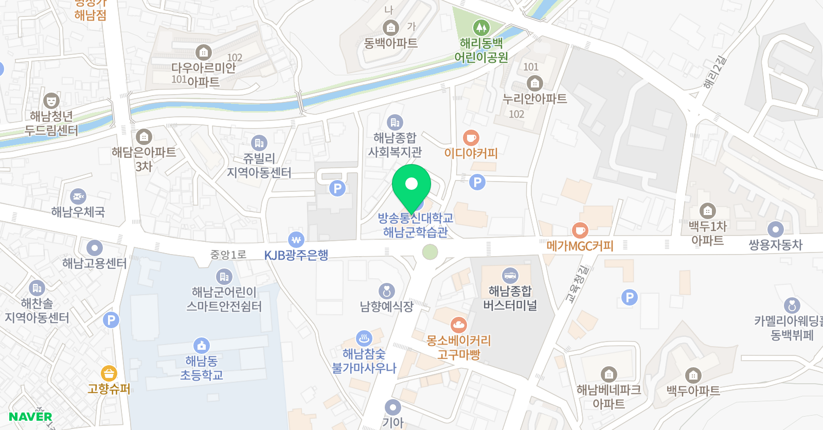 라온학원 위치