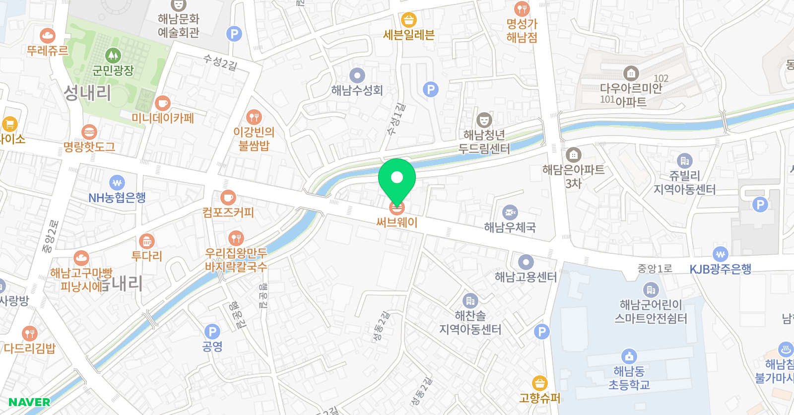 장성호 실용음악학원 위치